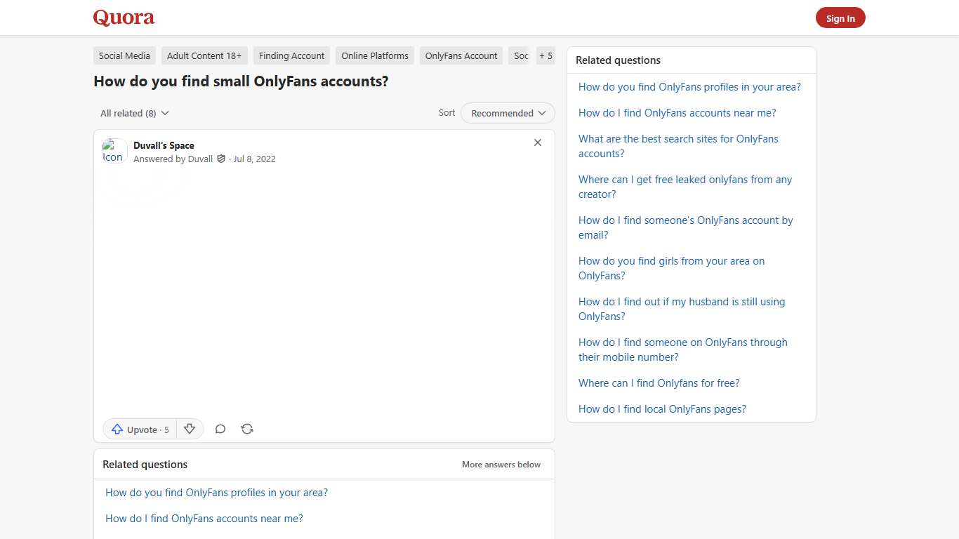 How to find small OnlyFans accounts - Quora